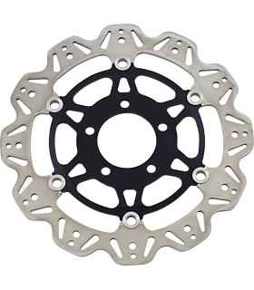 BRAKE RTR FLT VEE WAVE BLK FR