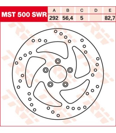 FRNT BRK DISC XL/BT SWPT RGHT