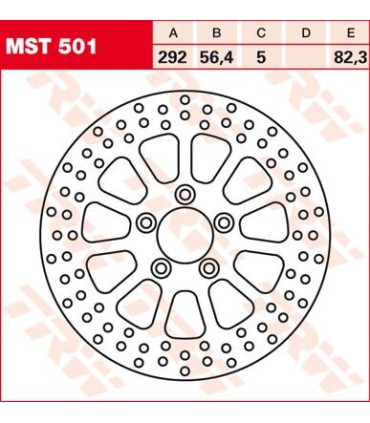 REAR BRAKE DISC XL/BT