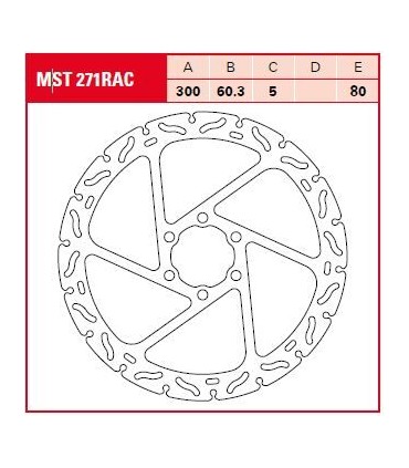 BRAKE ROTOR FIX RAC L/R