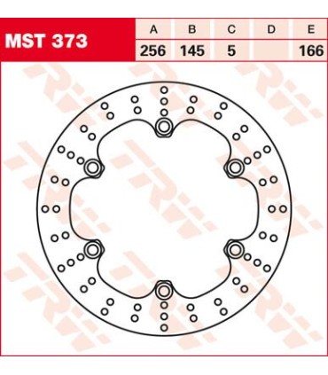 BRAKE ROTOR FIX ROUND L/R