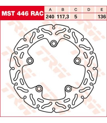 BRAKE ROTOR FIX RAC L/R