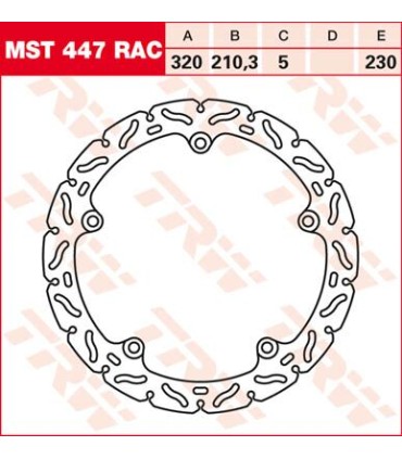 BRAKE ROTOR FIX RAC L/R