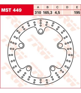 BRAKE ROTOR FIX ROUND L/R