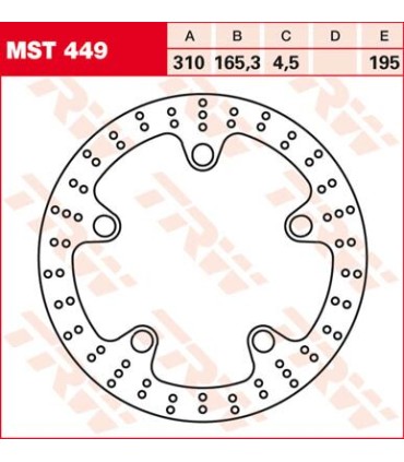 BRAKE ROTOR FIX ROUND L/R