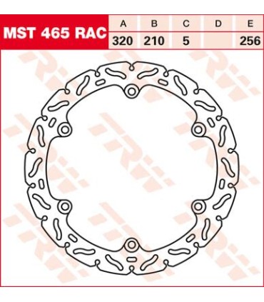 BRAKE ROTOR FIX RAC L/R
