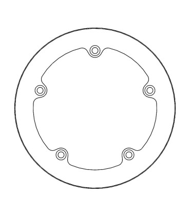 BRAKE DISC HALO MUD REAR BMW