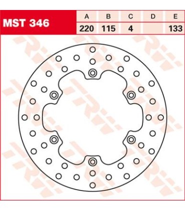ROTOR TRW MST346