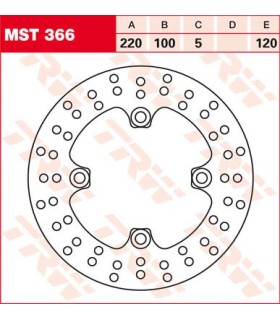 BRAKE DISC TRW MST366