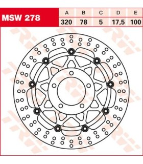 BRAKE DISC FL MSW278