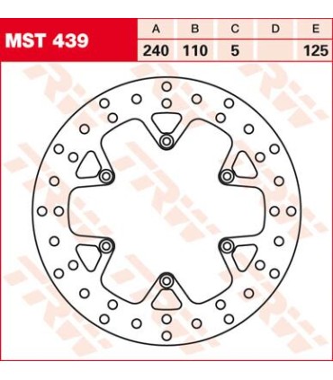BRAKE ROTOR FIX ROUND L/R