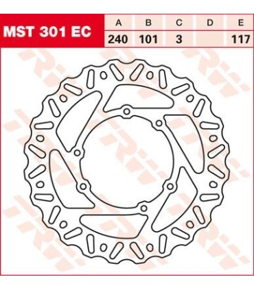 BRAKE ROTOR FIX WAVE L/R MX