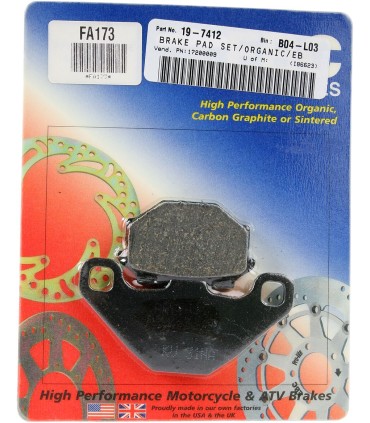 BRAKE PAD FA SER ORGANIC