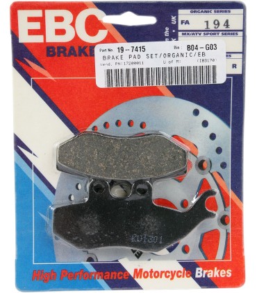 BRAKE PAD FA SER ORGANIC