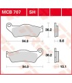 BRAKE PAD TRW MCB707