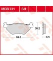 BRAKE PAD TRW MCB731