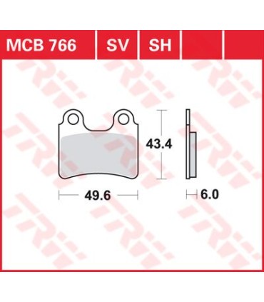 BRAKE PAD TRW MCB766