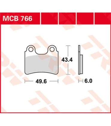 BRAKE PAD TRW MCB766