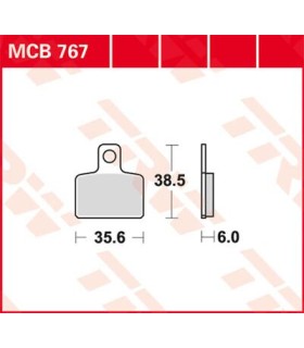 BRAKE PAD TRW MCB767