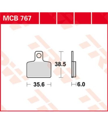 BRAKE PAD TRW MCB767