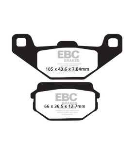 BRAKE PAD FA SER ORGANIC