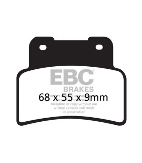 BRAKE PAD SFA ORG SCOOTER