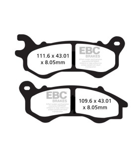 BRAKE PAD SFA ORG SCOOTER