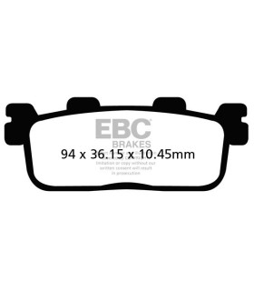 BRAKE PAD SFA ORG SCOOTER