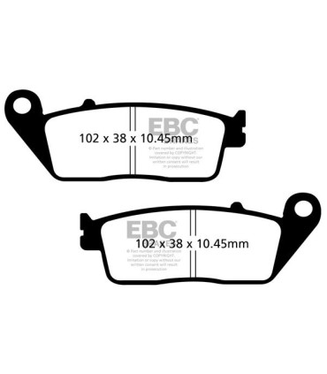 BRAKE PAD SFA ORG SCOOTER