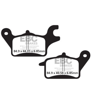 BRAKE PAD SFA ORG SCOOTER