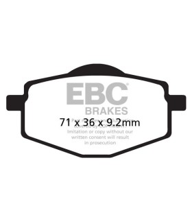 BRAKE PAD CARBON SCOOTER