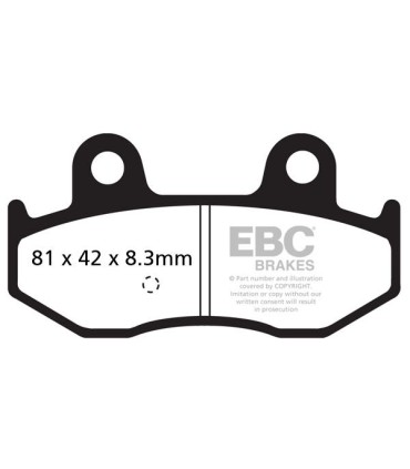 BRAKE PAD CARBON SCOOTER