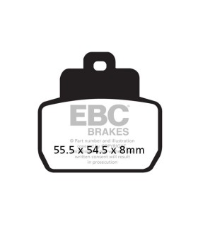 BRAKE PAD CARBON SCOOTER