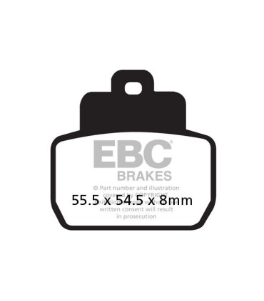 BRAKE PAD CARBON SCOOTER