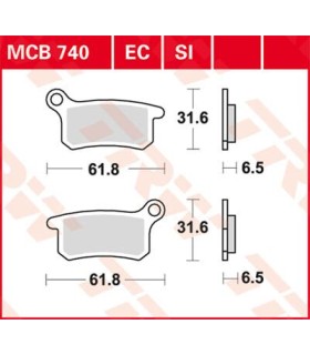 BRAKE PAD ORGANIC OFFROAD