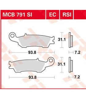 BRAKE PAD ORGANIC OFFROAD