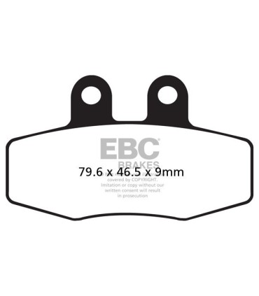 BRAKE PAD FA SER ORGANIC
