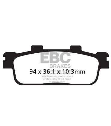 BRAKE PAD CARBON TT DIRT