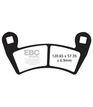BRAKE PAD CARBON TT DIRT