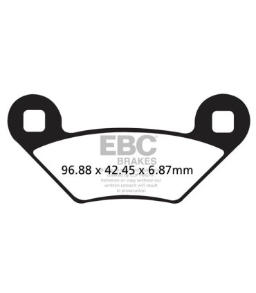 BRAKE PAD CARBON TT DIRT
