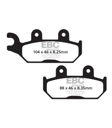 BRAKE PAD CARBON TT DIRT