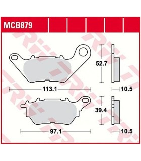 BRAKE PAD ORGANIC