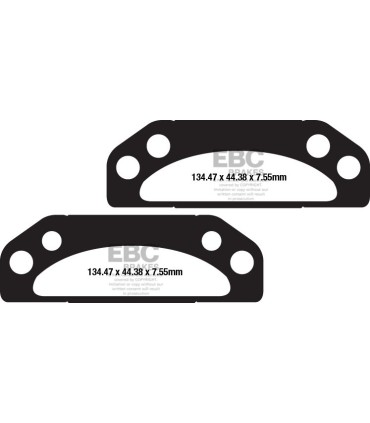 BRAKE PAD CARBON TT DIRT