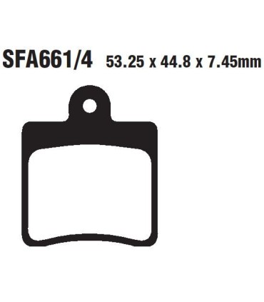 BRAKE PAD SFA ORG SCOOTER