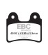 BRAKE PAD CARBON TT DIRT