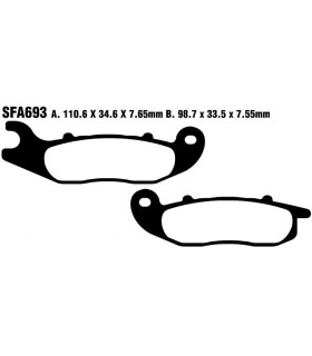 BRAKE PAD CARBON SCOOTER