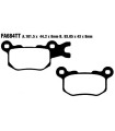 BRAKE PAD CARBON TT DIRT