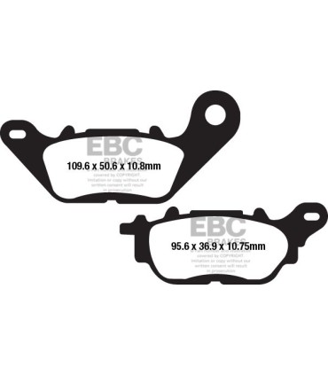 BRAKE PAD FA SER ORGANIC