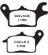 BRAKE PAD FA SER ORGANIC
