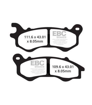 BRAKE PAD CARBON SCOOTER